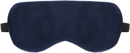 HEALTHQUE Premium Supersoft Eye Mask with Stretchable Strap – Blindfold Sleeping (Blue)