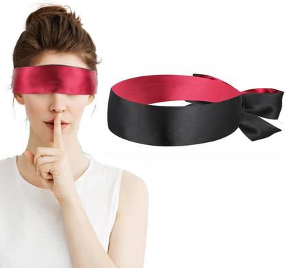 eyurva soft satin eye mask ribbon | soft blindfold for adult | blindfold for couples
