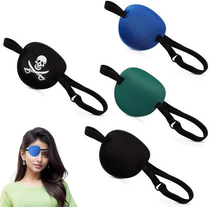 CoolShef Comfortable & Reusable Eye Covers/Eye Patch Ideal for Role-Playing
