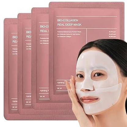ShopVee Collagen Overnight Face Mask – Hydrating & Repair (Pack of 4)