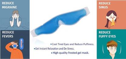 Skylight Cooling Gel Eye Mask Undereye Cool Ice Pack for Dark Circles, Dry Eyes