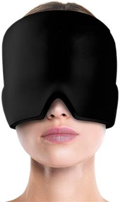 HASTHIP Migraine Relief Cap Cool Gel Ice Bag Headache Relief Ice Wrap Sleeping Eye Mask