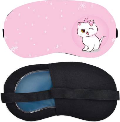 JINEESO Sleep Eye Mask with Adjustable Strap and Gel.