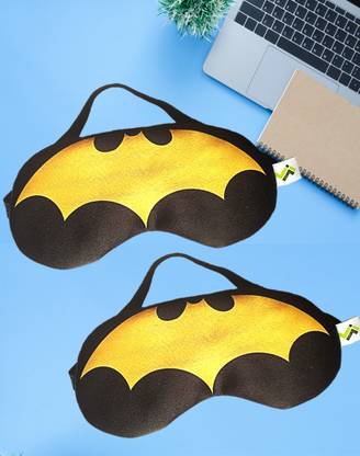 JELLIFY Set of 2 Batman Print Eye mask/ Sleep Mask for Relaxing/Medidation