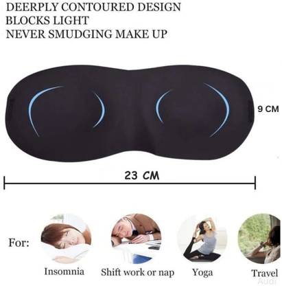 Comfortinglives 3d Memory Foam Eye Mask made from memory foam for extra comfort