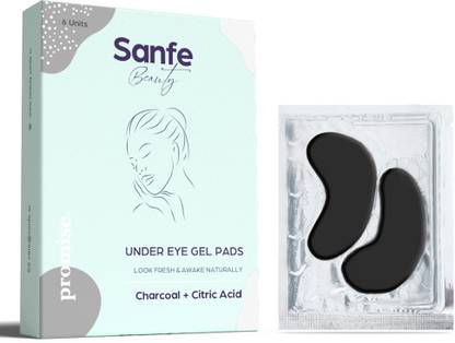 Sanfe Under Eye Gel Pads For Dull, Eye Mask Patches| Hydrates, Rejuvenates, Lightens