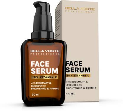 Bella Voste 10% VITAMIN-C Face Serum with ROSEMARY & LAVENDER for BRIGHTENING & FIRMING