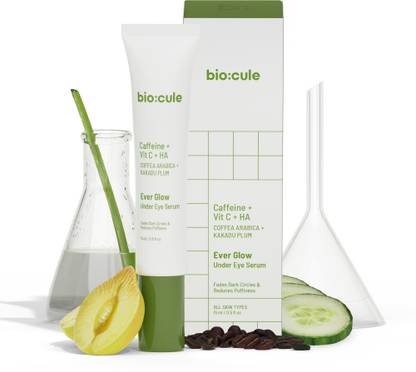 biocule Ever Glow Under Eye Serum with Caffeine, Vitamin C & Hyaluronic Acid