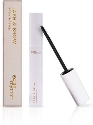 Earth Rhythm Eyelash & Eyebrow Hair Growth Serum, for Thick Lashes & Brows, for Women - 8ml