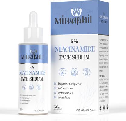 MIWAPHIL 5% Niacinamide Serum for Glowing Skin & Daily Brightness
