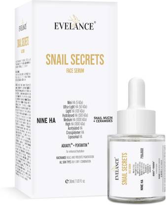 EVELANCE Sanil Secret face Serum-96% Snail Filtrate | For Deep Hydration
