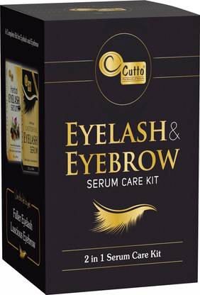 cutto Eyelash & Eyebrow Care Kit, Boost Growth for Eyelashes, Eyebrows & Hair