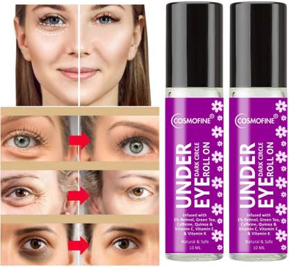 cosmofine Under Eye & Dark Circle Serum For Dark Circles & Puffy Eyes (Pack of 2)