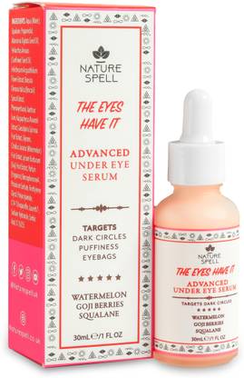 Nature Spell Advanced Under Eye Serum with Watermelon and Goji Berries - Made in the UK