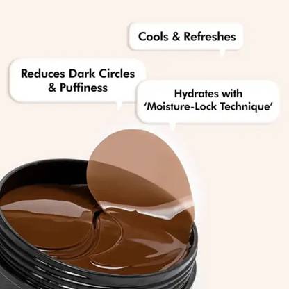 GABBU Eye Patches for Dark Circles & Puffiness Reduction | Caffeine & Hyaluronic Acid