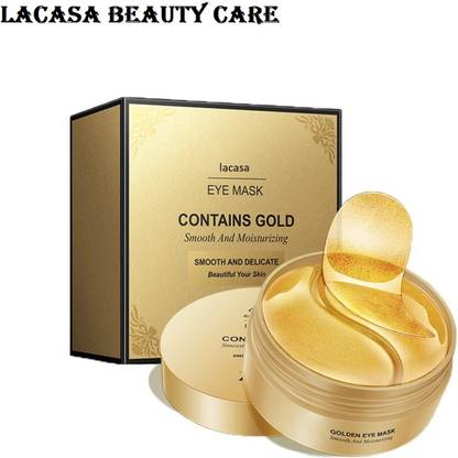 LACASA BEAUTY CARE Under Eye Patches gold for Dark Circles Cooling Under Eye Patch