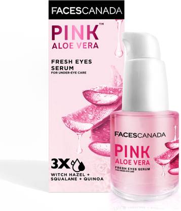 FACES CANADA Pink Aloe Vera Fresh Eyes Serum I Anti-ageing I Witch Hazel I Intense Hydration