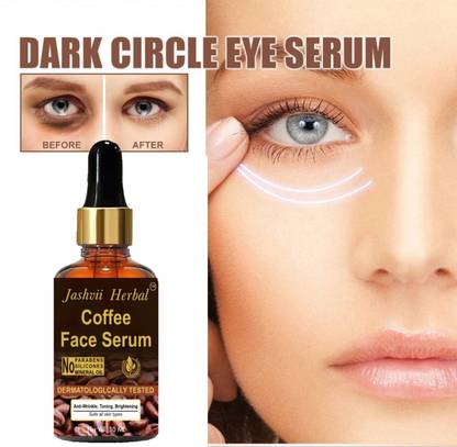 jashvii herbal Under Eye Serum, Reduces Dark Circles, Puffiness, Wrinkles For Men & Women