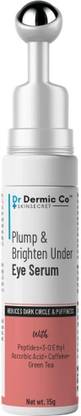 Dr Dermic Co Plump & Brighten Under Eye Serum 15g | Reduces Dark Circles & Puffiness