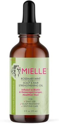 Fezora Mielle Natural Rosemary Mint Scalp & Hair Strengthening Oil – Nourishing