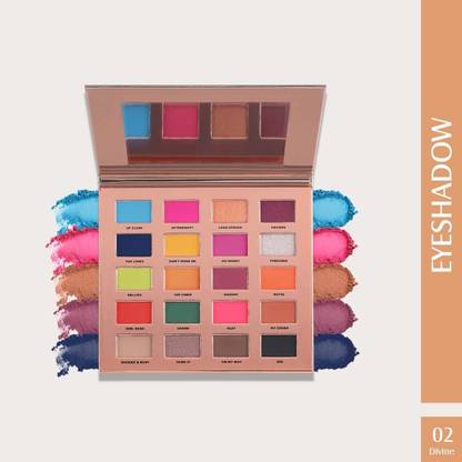 Glam21 Muse Eyeshadow Palette 20 Colour | Ultra-pigmented Formula in Mattes & Shimmers 30 g