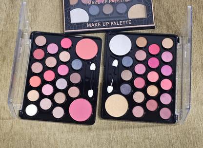 LJ LUJO Edition 20 Colors Pigmented 2 Color blush Studio Beauty EyeShadow Palette 35 g