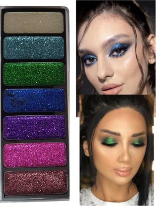YAWI SMOKEY EYE MAKEUP FOR GLITTER MULTI COLOR PALETTE EASY FOR BLENDER 11.26 g