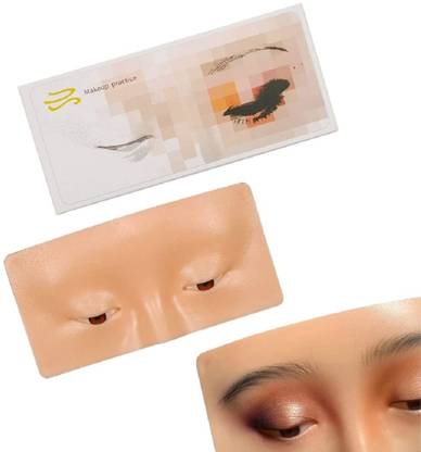 SIYDHA Eye Makeup Practice Dummy | Dummy Eye Shadow Silicone Makeup Fake Face Board 180 g