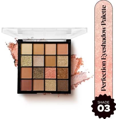 Hilary Rhoda Perfection Eyeshadow Palette |Highly Pigmented Eyeshadow |Matte & Shimmer Finish 20.8 g