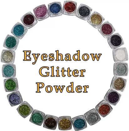 Yuency Multicolor Eyeshadow Glitter Powder (Eyes + Face + Body) 50 g