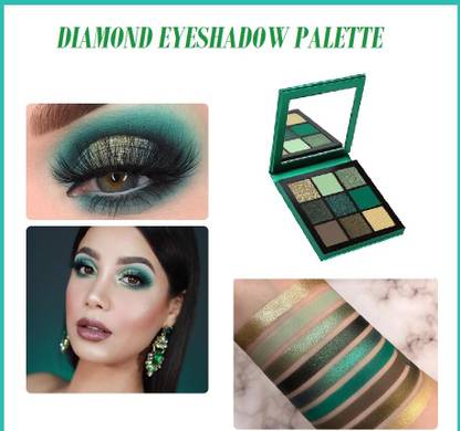 SEUNG WATERPROOF & LONG WEARING EMERLD OBSESSIONS EYESHADOW PALETTE FOR EYE MAKEUP 9 g