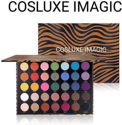 COSLUXE IMAGIC Cosmetic eyeshadow palette ZEBRA PATTERN 35 COLORS EYESHADOW PALETTE 42 g