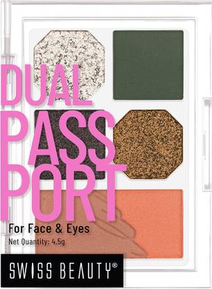 SWISS BEAUTY Dual Passport Palette for Face & Eyes 4.5 g