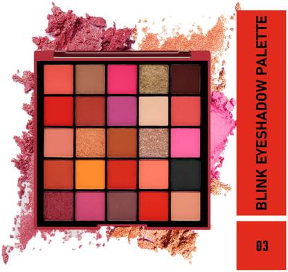 MATT LOOK 25 Colors Blink Eyeshadow Palette High Pigment Superstay Blendable Waterproof 26 g