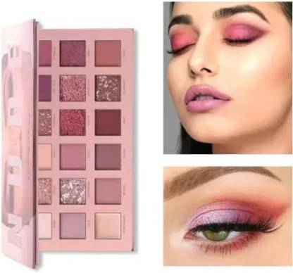MEDHILE Nude Edition Eyeshadow 18 Color Palette Shades for Eye Makeup Semi-Matte Finish 18 g