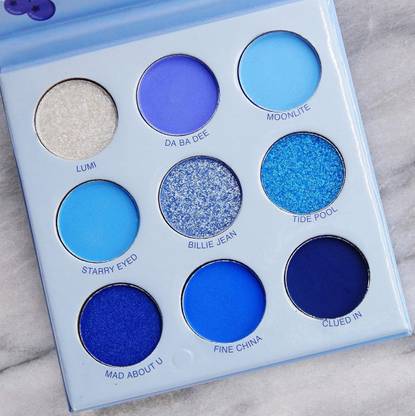 Luipui BLUE EYESHADOW 9 PALETTE PACK OF 1 9 g
