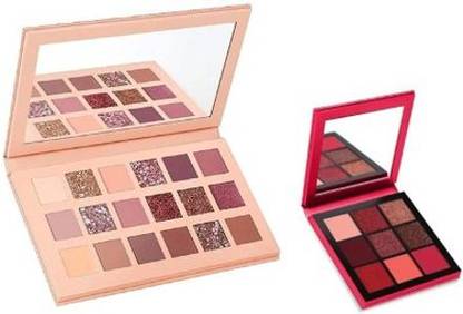 Love Nature High Quality Eyeshadow Palette Nude + Ruby Edition For Girl's 27 g