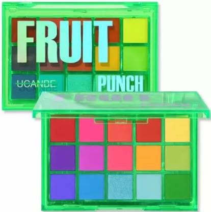 feelhigh Fruit Punch Bright Neon Eyeshadow Makeup Palette-15 Shades High Pigmented 106 g
