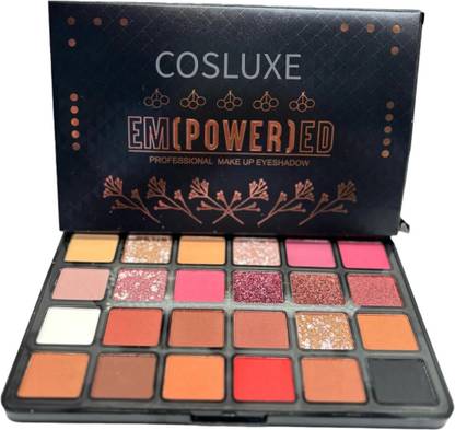 Cosluxe X DAROGE Empowered Eyeshadow Palette, Makeup Palette Matte Shimmer 24 Colors 36 g