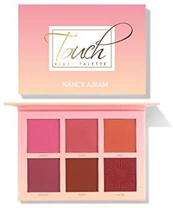 NANCY AJRAM 6-Color Blush Palette High-Quality Blush Collection
