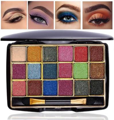 WECHARMERZ Matte Shimmer & Glitter Eyeshadow Mini Palette 10 g