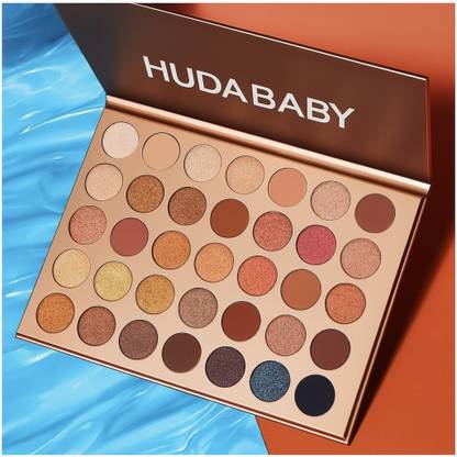 HUDA BABY BEAUTY Shimmer and Matte Eyeshadow Palette - 35 Eye Shadow Color 20 ml