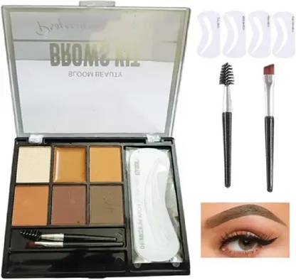 WECHARMERZ 10 Matte Eyeshadow Palette, Brown, Smoky, Multicolour Shades 14.3 g