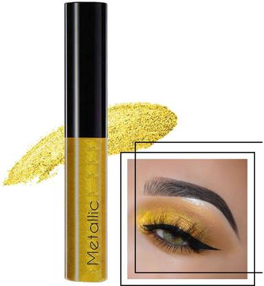 GULGLOW99 Glitter & Shimmer Liquid Yellow Gold Eye Shadow For Makeup 12 ml