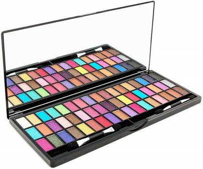 Huda Girl 51 Color Eyeshadow Palette with Brush,Include Mirror,2 Brushes&Glitter Eyeshadow 260 g