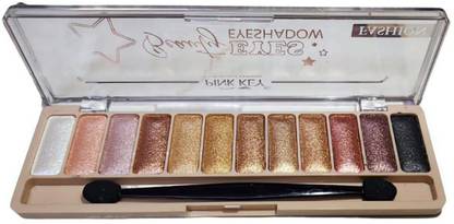 Classyhuda Professional 12-shade eyeshadow palette features dazzling colours 44 g