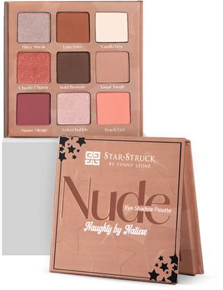Star Struck By Sunny Leone Nude Eye Shadow Palette-Naughty by Nature 12.5 g