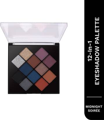 Pilgrim Eyeshadow Midnight Soiree 12-in-1 Highly Pigmented Shades For The Ultimate Glam 24 g