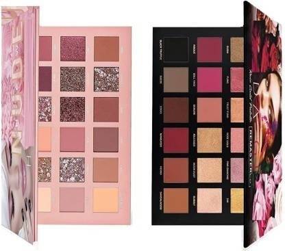 TALCHARDS 36 Colors Combo Matte Shimmer EyeShadow Palette Eye Shadow Nude + Rose Gold 30 g