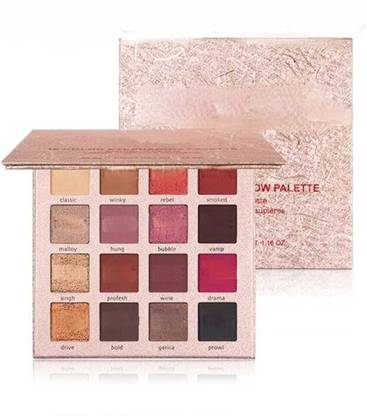 DEQNAIL Professional Cosmetic 16 Color Eye-Shadow Palette 28.8 g
